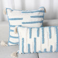 textured tufted stripe throw pillow cover