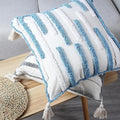 textured tufted stripe throw pillow cover