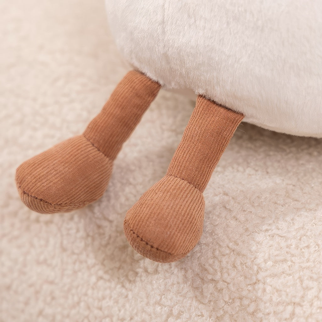 happy toilet plush faux fur aesthetic toy