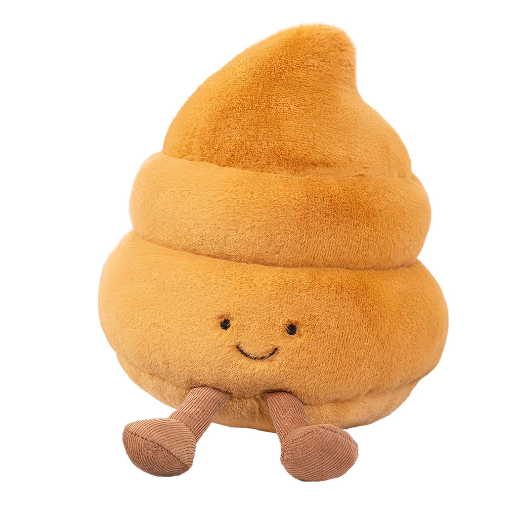 cute brown swoop of poop kawaii plush toy