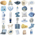 bluecore aesthetic themed sticker pack