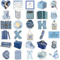 bluecore aesthetic themed sticker pack