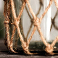 hanging glass jar with jute rope cross cottagecore aesthetic room decor roomtery