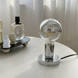 Retro Silver Gloss Table Lamp