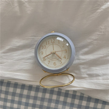 Vintage Round Table Alarm Clock