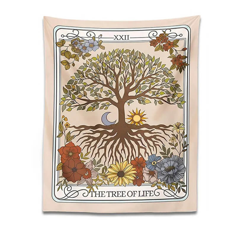 Tarot Tree Vintage Tree of Life Tarot Tapestry - Shop Online on roomtery