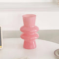 vintage wavy shaped glass flower vase aesthetic decor roomtery