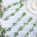 wooden beads with vines wall decor