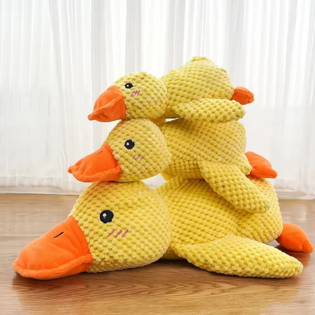 yellow plush duck toy aesthetic plushie