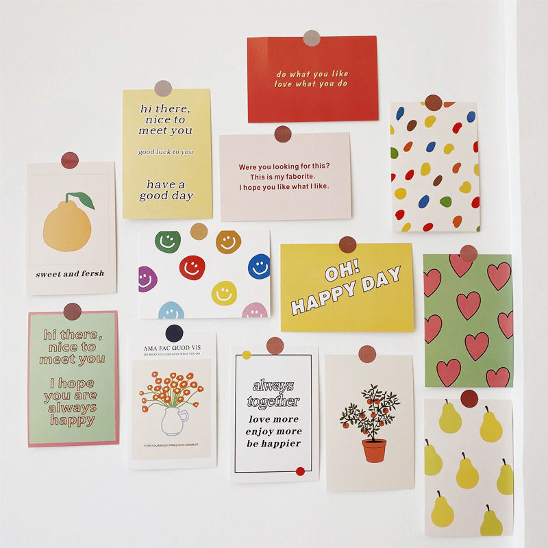 positivity print aesthetic postcard roomtery