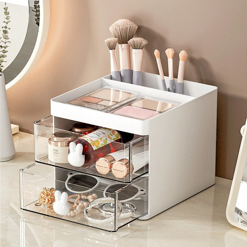 desk drawer storage box Makeup and stationary Organizer roomtery