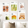 National Park Abstracts Canvas Posters