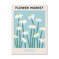 colorful abstract flower market vintage nordic aesthetic posters canvas wall art roomtery