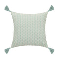linen leaves embroidery aesthetic cushion cover roomtery