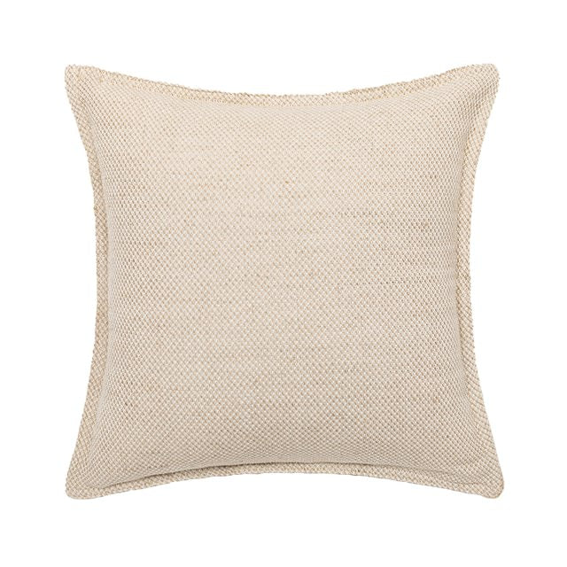 linen leaves embroidery aesthetic cushion cover roomtery
