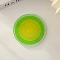 round pastel gradient acrylic coasters roomtery
