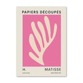 matisse cut outs art purple pink wall art canvas prints hanging decor aesthetic posters roomtery