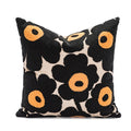 aesthetic cushion cover embroidered flower throw pillow room decor roomtery