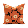 aesthetic cushion cover embroidered flower throw pillow room decor roomtery