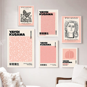 Peachy Themed Art Canvas Posters