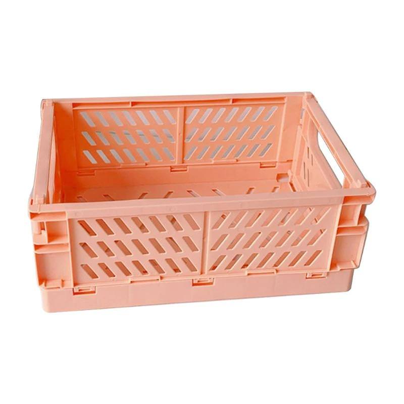 aesthetic room folding mini storage pastel crate box danish pastel roomtery