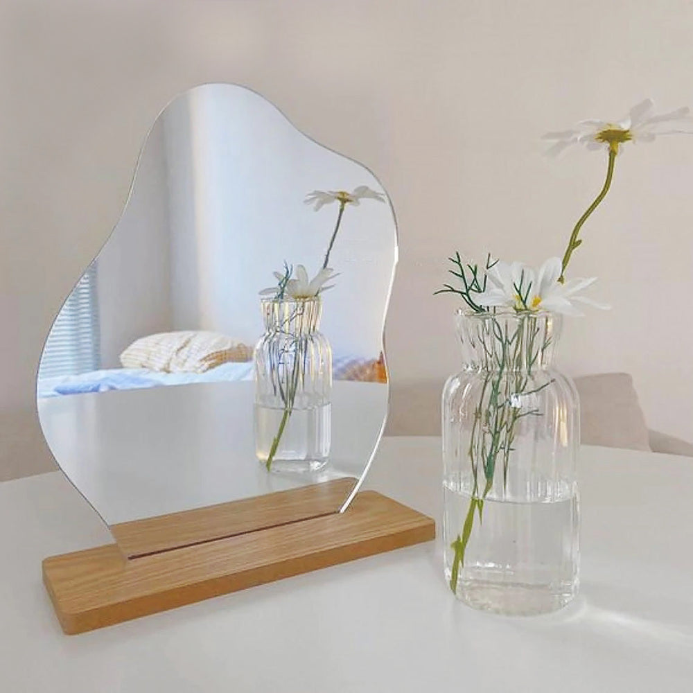 irregular mirror korean aesthetic room decor roomtery