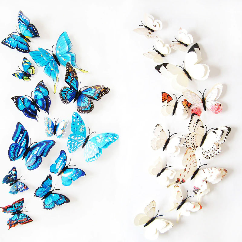 aesthetic room butterfly wall decor sticker pack roomtery