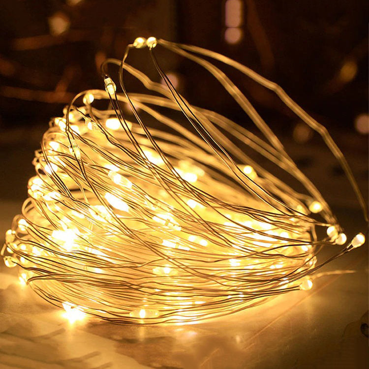 aesthetic room decor fairy lights thin wire string light set roomtery