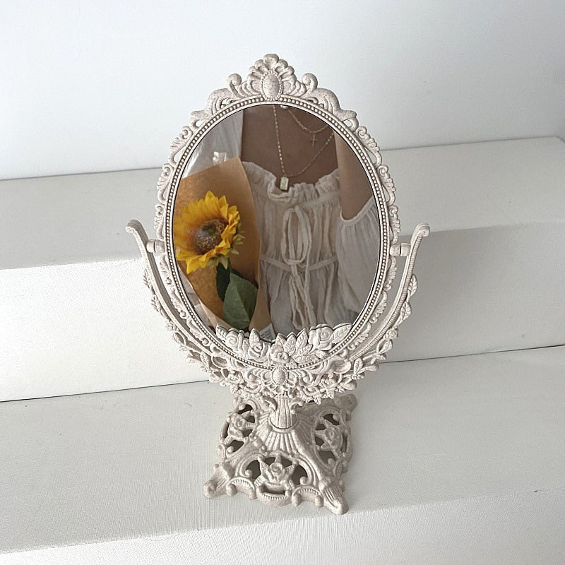 rococo vintage openwork aesthetic mirror roomtery