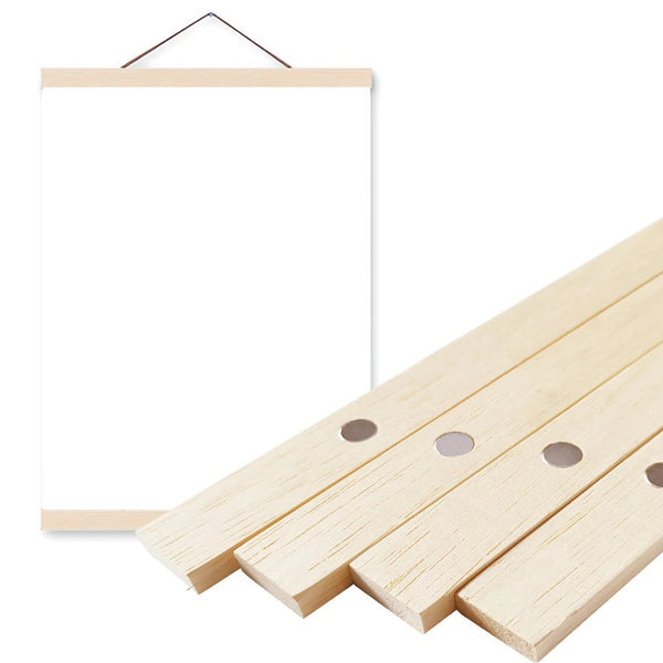 Wooden Poster Hanger | Aesthetic Room Wall Decor - roomtery