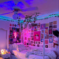 aesthetic room ambient light led strip indie alt room roomtery
