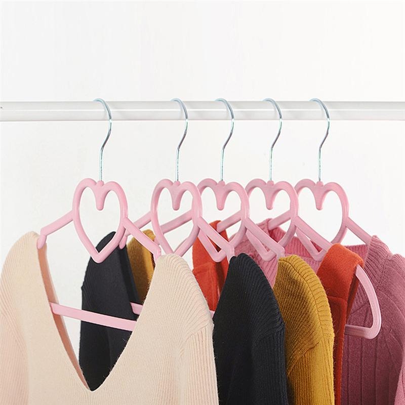 aesthetic room pink heart hangers roomtery