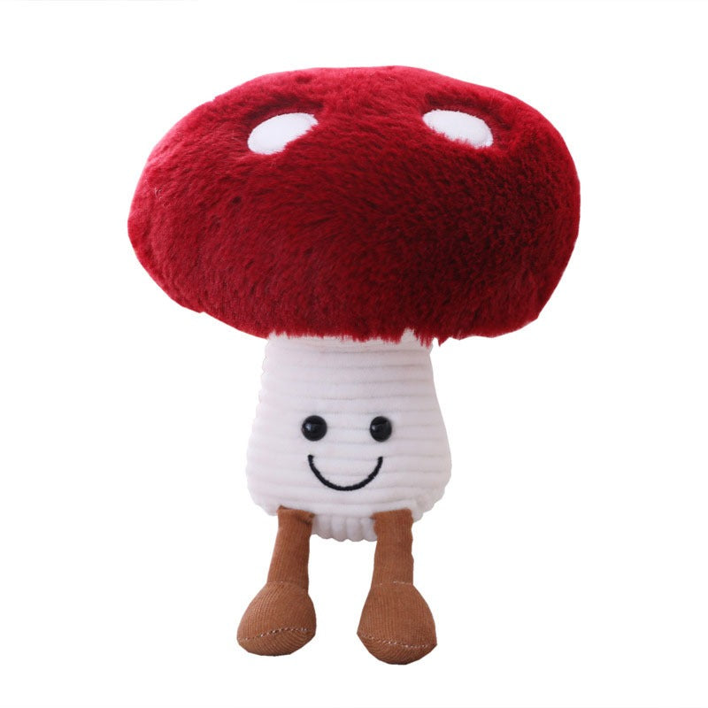 amanita red mushroom fairy aesthetic throw pillow toy roomtery