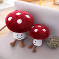 amanita red mushroom fairy aesthetic throw pillow toy roomtery