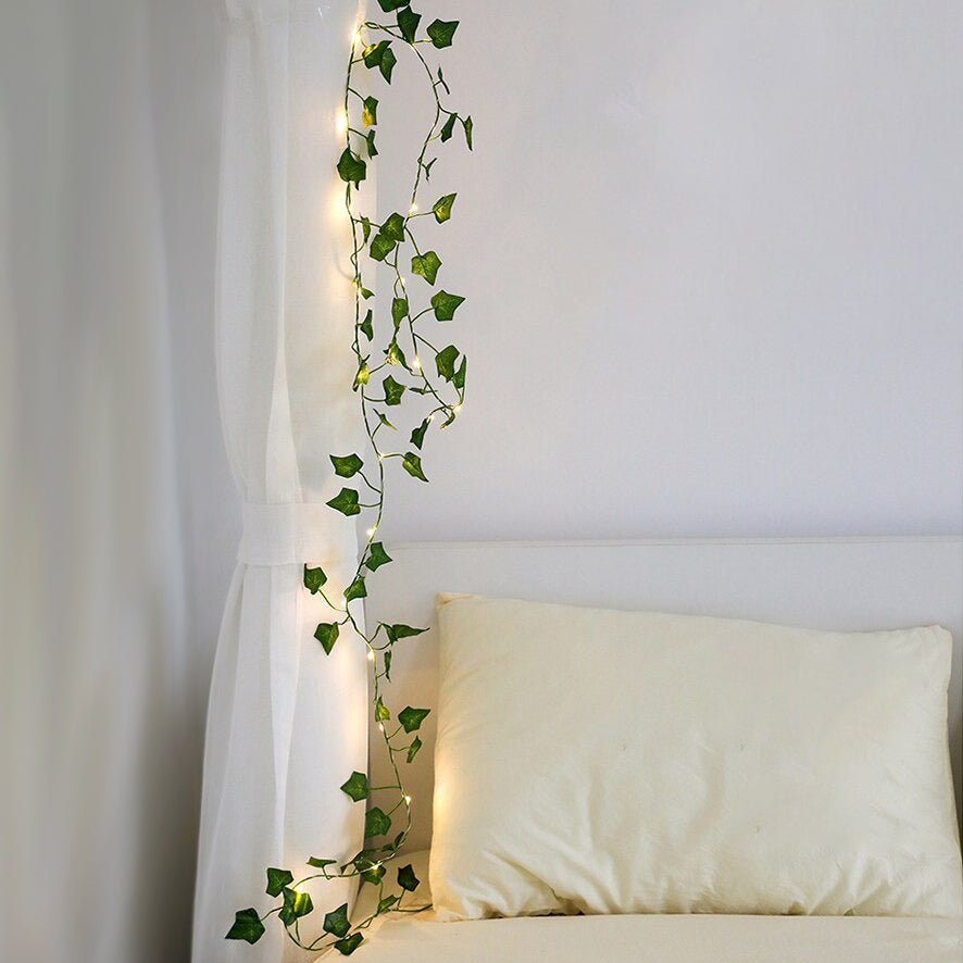 artificial ivy vine wall ceiling decor led string light set single