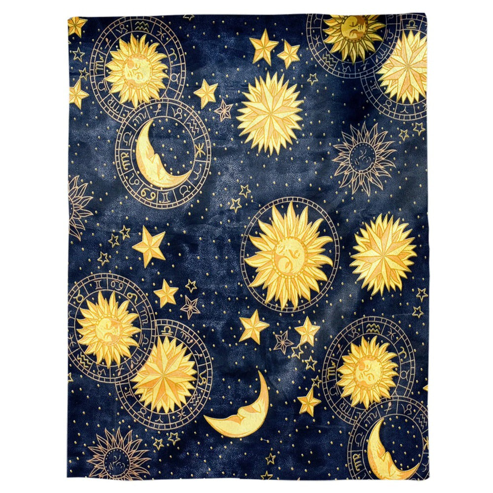 Blue and gold blanket hot sale