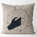 aesthetic astrological print magic hands cushion cover pillow roomtery