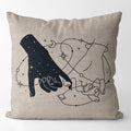 aesthetic astrological print magic hands cushion cover pillow roomtery