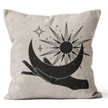 aesthetic astrological print magic hands cushion cover pillow roomtery