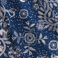 dark blue moon floral mandala big wall tapestry fairy room aesthetic roomtery