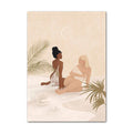 vintage boho eastern moroccan style boho aesthetic wall art canvas print poster roomtery