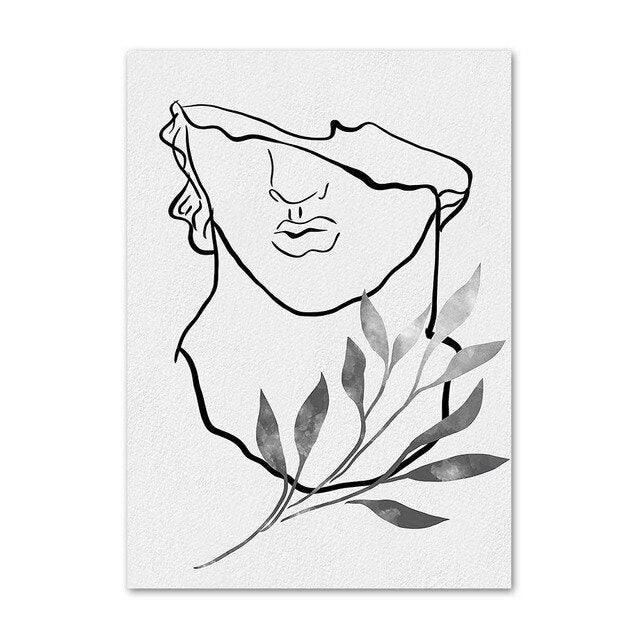 Boho Watercolor Art Canvas Posters Shop Online on roomtery
