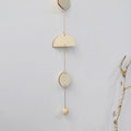 boho room aesthetic decor wall hanging moon phases garland roomtery