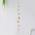 boho room aesthetic decor wall hanging moon phases garland roomtery