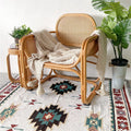 boho style print aesthetic woven throw blanket tapestry decor roomtery
