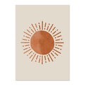 boho aesthetic room decor canvas wall art posters sun and moon roomtery