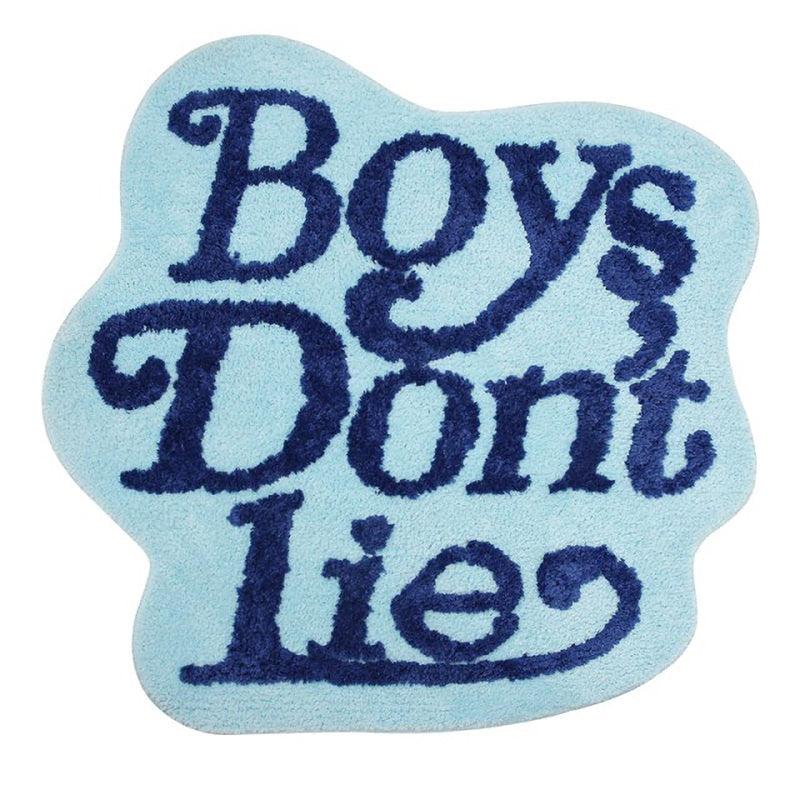 soft blue fluffy accent rug boys dont lie soft girl room aesthetic decor