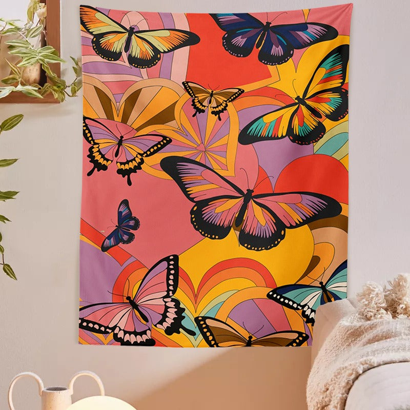 indie butterflies aesthetic room decor tapestry roomtery