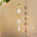 celestial sun light crystal suncatcher wall hanging rainbow maker lightcatcher crystal pendant shining hanging sun catcher roomtery