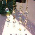 celestial sun light crystal suncatcher wall hanging rainbow maker lightcatcher crystal pendant shining hanging sun catcher roomtery